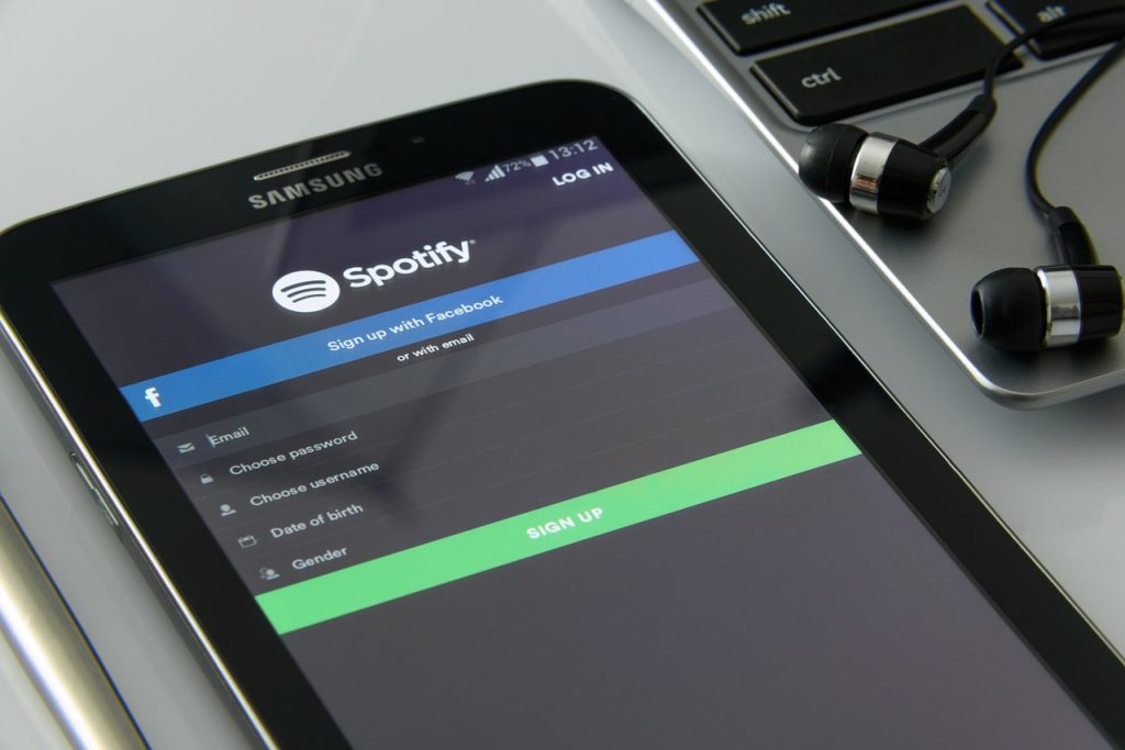 Spotify storing